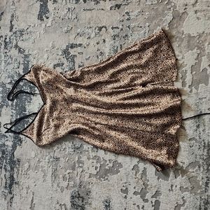 Leopard Slip Dress
